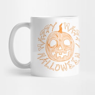 Happy Halloween Jack O Lantern Mug